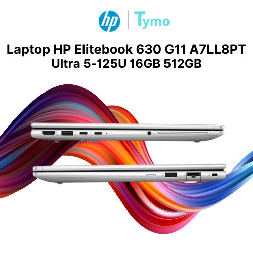 Laptop HP Elitebook 630 G11 A7LL8PT (Ultra 5-125U | 16GB | 512GB | Intel® Graphics | 13.3 inch WUXGA) - Ảnh 2