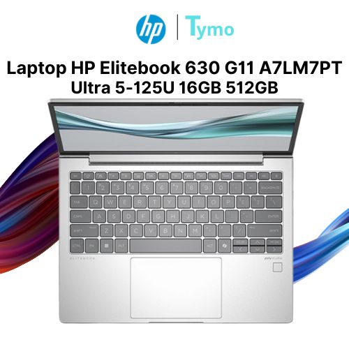Laptop HP Elitebook 630 G11 A7LM7PT (Ultra 5-125U | 16GB | 512GB | Intel® Graphics | 13.3 inch WUXGA | Cảm ứng) - Ảnh 2