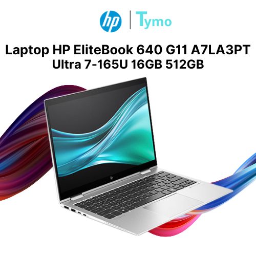 Laptop HP EliteBook 640 G11 A7LA3PT (Ultra 7-165U | 16GB | 512GB | Intel® Graphics | 14 inch WUXGA | Cảm ứng) - Ảnh 2