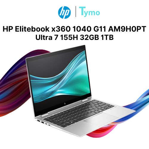Laptop HP Elitebook x360 1040 G11 AM9H0PT (Ultra 7 155H | 32GB | 1TB | Intel® Arc™ Graphics | 14 inch WUXGA | Cảm ứng) - Ảnh 6