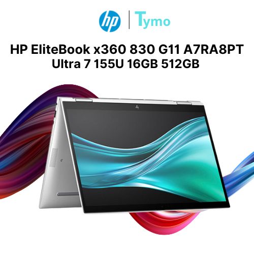 Laptop HP EliteBook x360 830 G11 A7RA8PT (Ultra 7 155U | 16GB | 512GB | Intel® Graphics | 13.3inch WUXGA | Cảm ứng)