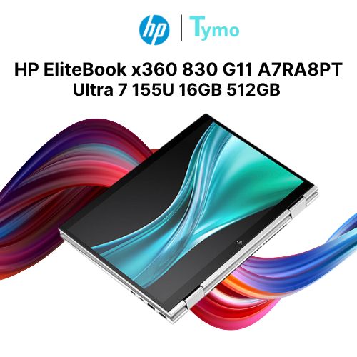 Laptop HP EliteBook x360 830 G11 A7RA8PT (Ultra 7 155U | 16GB | 512GB | Intel® Graphics | 13.3inch WUXGA | Cảm ứng) - Ảnh 5