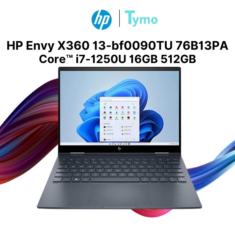 Laptop HP Envy X360 13-bf0090TU 76B13PA (Core™ i7-1250U | 16GB | 512GB | Iris Xᵉ Graphics | 13.3 inch 2.8K OLED | Cảm ứng)