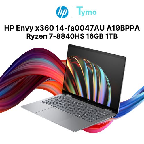 Laptop HP Envy x360 14-fa0047AU A19BPPA (Ryzen 7-8840HS | 16GB | 1TB | AMD Radeon™ Graphics | 14 inch 2.8K OLED 120Hz | Cảm ứng) - Ảnh 8
