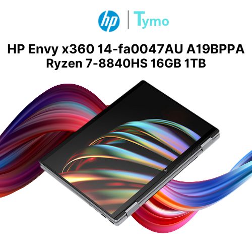 Laptop HP Envy x360 14-fa0047AU A19BPPA (Ryzen 7-8840HS | 16GB | 1TB | AMD Radeon™ Graphics | 14 inch 2.8K OLED 120Hz | Cảm ứng) - Ảnh 6