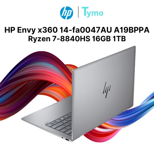 Laptop HP Envy x360 14-fa0047AU A19BPPA (Ryzen 7-8840HS | 16GB | 1TB | AMD Radeon™ Graphics | 14 inch 2.8K OLED 120Hz | Cảm ứng) - Ảnh 7