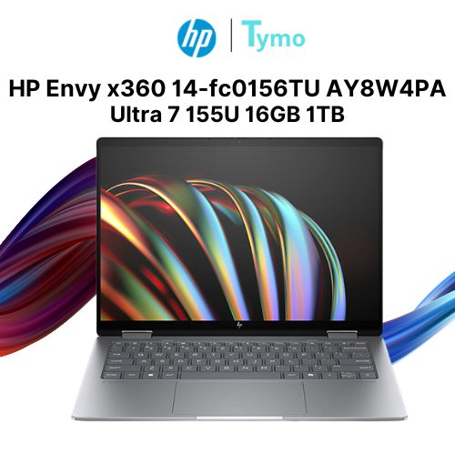 Laptop HP Envy x360 14-fc0156TU AY8W4PA (Ultra 7 155U | 16GB | 1TB | 14 inch 2.8K OLED 120Hz | Cảm ứng) - Ảnh 2