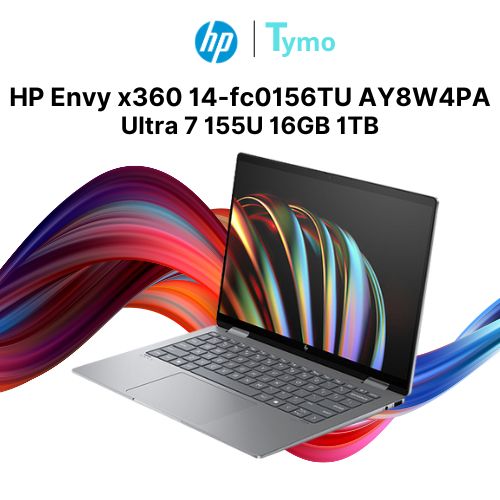 Laptop HP Envy x360 14-fc0156TU AY8W4PA (Ultra 7 155U | 16GB | 1TB | 14 inch 2.8K OLED 120Hz | Cảm ứng) - Ảnh 3
