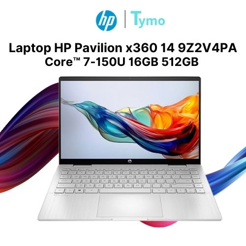 Laptop HP Pavilion x360 14-ek2013TU 9Z2V4PA (Core™ 7-150U | 16GB | 512GB | Intel® Graphics | 14 inch FHD | Cảm ứng) - Ảnh 3