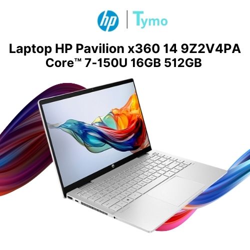 Laptop HP Pavilion x360 14-ek2013TU 9Z2V4PA (Core™ 7-150U | 16GB | 512GB | Intel® Graphics | 14 inch FHD | Cảm ứng) - Ảnh 2