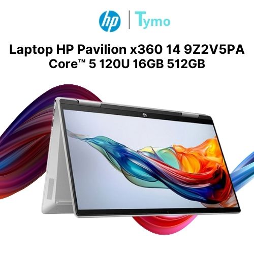Laptop HP Pavilion x360 14-ek2017TU 9Z2V5PA (Core™ 5 120U | 16GB | 512GB | Intel® Graphics | 14 inch FHD | Cảm ứng)