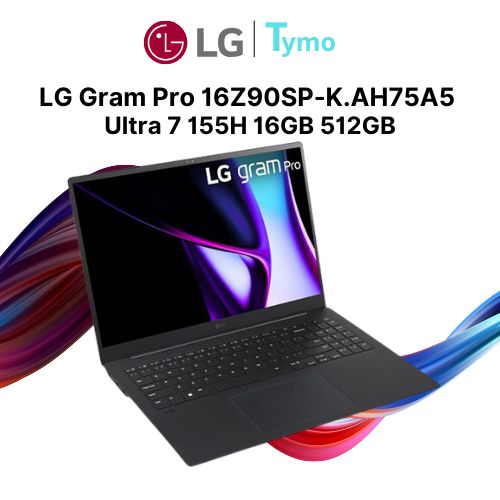 Laptop LG Gram Pro 16Z90SP-K.AH75A5 (Ultra 7 155H | 16GB | 512GB | Intel Arc | 16 inch WQXGA+ OLED 120Hz) - Ảnh 3