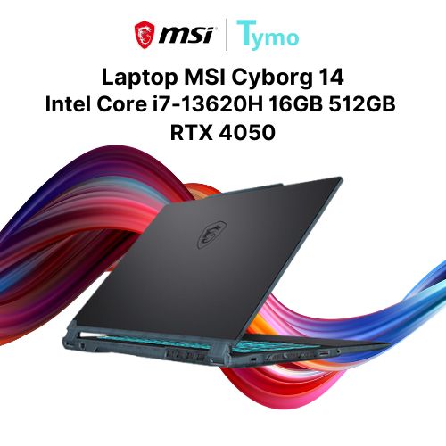 Laptop MSI Cyborg 14 A13VE-090VN (Intel Core i7-13620H | 16GB | 512GB | RTX 4050 6GB | 14.0 inch FHD+ 144Hz) - Ảnh 2