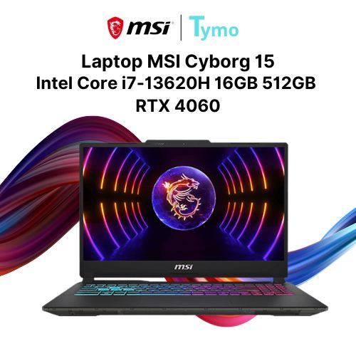 Laptop MSI Cyborg 15 A13VFK 876VN (Intel Core i7-13620H | 16GB | 512GB | RTX 4060 8GB | 15.6 inch FHD 144Hz)