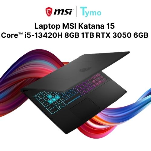 Laptop MSI Katana 15 B13UDXK-2412VN (Core™ i5-13420H | 8GB | 1TB | RTX 3050 6GB | 15.6inch FHD 144Hz) - Ảnh 4