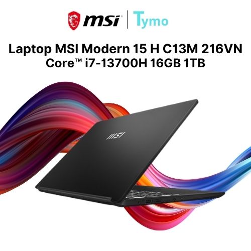 Laptop MSI Modern 15 H C13M 216VN (Core™ i7-13700H | 16GB | 1TB | Intel Iris Xe | 15.6inch FHD) - Ảnh 3