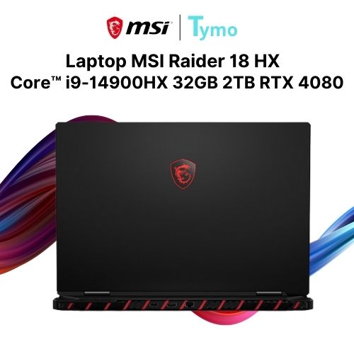 Laptop MSI Raider 18 HX A14VHG 230VN (Core™ i9-14900HX | 32GB | 2TB | RTX 4080 | 18 inch UHD+ MiniLed 120Hz) - Ảnh 3