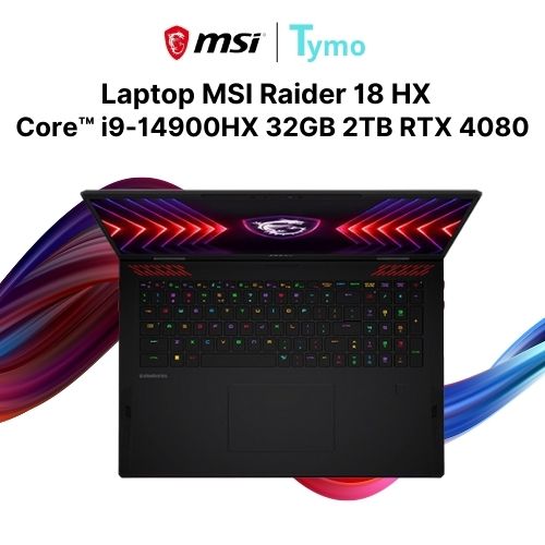 Laptop MSI Raider 18 HX A14VHG 230VN (Core™ i9-14900HX | 32GB | 2TB | RTX 4080 | 18 inch UHD+ MiniLed 120Hz) - Ảnh 2