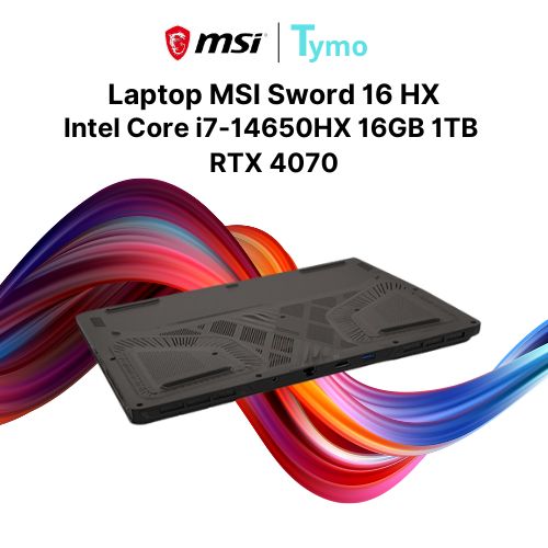 Laptop MSI Sword 16 HX B14VFKG 460VN (Intel Core i7-14650HX | 16GB | 1TB | RTX 4060 8GB | 16 inch QHD+ 240Hz) - Ảnh 3
