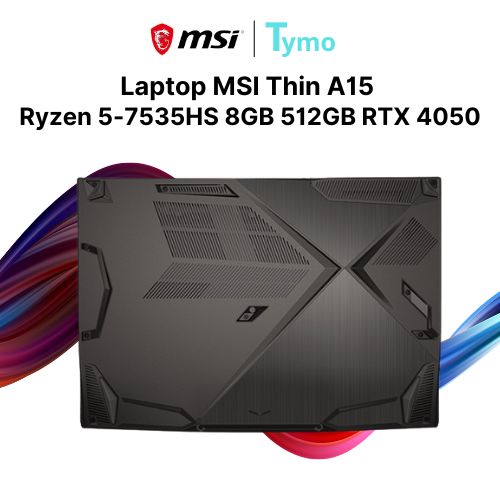 Laptop MSI Thin A15 B7VE 023VN (Ryzen 5-7535HS | 8GB | 512GB | RTX 4050 6GB | 15.6 inch FHD) - Ảnh 4