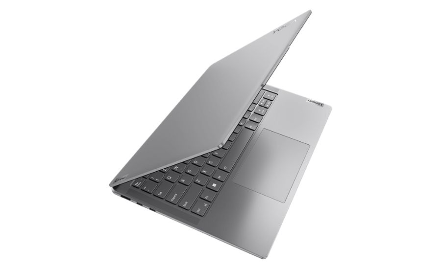Laptop Lenovo Yoga Slim 7 14IMH9 83CV001VVN với thiết kế siêu mỏng nhẹ và màu Luna Grey sang trọng.
