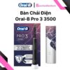 Bàn chải điện Oral-B Pro 3 3500 Chính Hãng - Đen