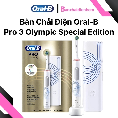 Bàn chải điện Oral-B Pro 3 Olympic Special Edition Chính Hãng