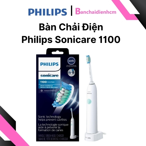 Bàn chải điện Philips Sonicare 1100 Chính Hãng