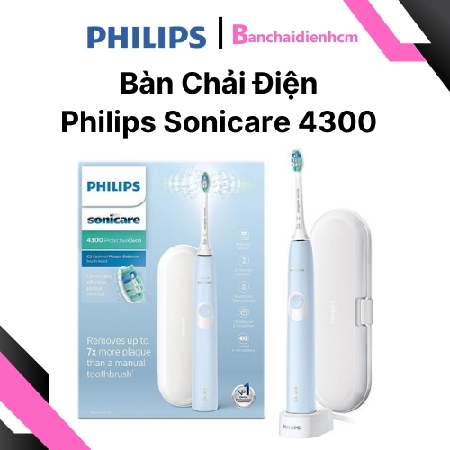 Bàn chải điện Philips Sonicare 4300 Chính Hãng