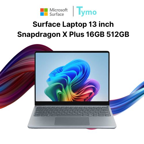 Surface Laptop 13 inch Snapdragon X Plus 16GB 512GB Mới, Trả Góp 0%