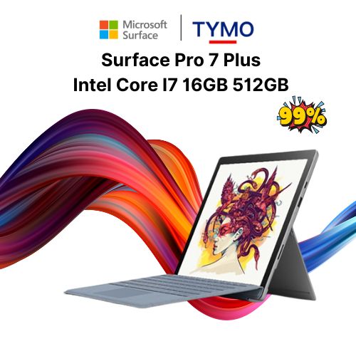 Surface Pro 7 Plus I7 16GB 512GB cũ