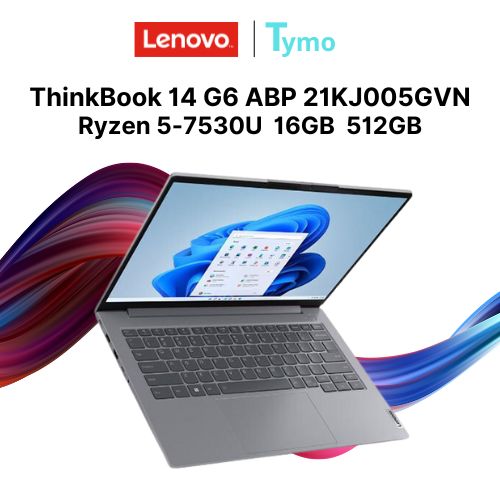 Laptop Lenovo ThinkBook 14 G6 ABP 21KJ005GVN (Ryzen™ 5-7530U | 16GB | 512GB | AMD Radeon™ Graphics | 14 inch WUXGA) - Ảnh 2