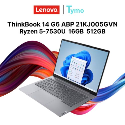 Laptop Lenovo ThinkBook 14 G6 ABP 21KJ005GVN (Ryzen™ 5-7530U | 16GB | 512GB | AMD Radeon™ Graphics | 14 inch WUXGA) - Ảnh 3