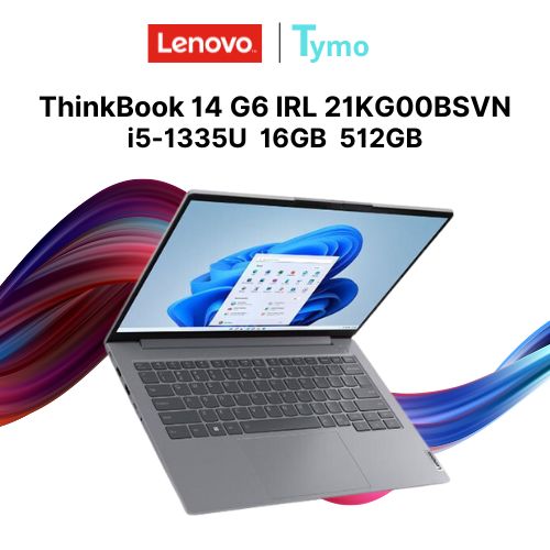Laptop Lenovo ThinkBook 14 G6 IRL 21KG00BSVN (Core™ i5-1335U | 16GB | 512GB | Intel Iris Xe | 14 inch WUXGA ) - Ảnh 2