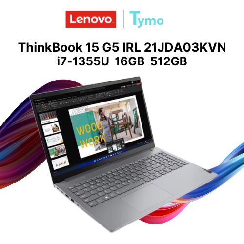 Laptop Lenovo ThinkBook 15 G5 IRL 21JDA03KVN (Core i7-1355U| 16GB | 512GB | Iris Xe Graphics | 15.6 inch FHD) - Ảnh 3