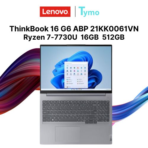 Laptop Lenovo ThinkBook 16 G6 ABP 21KK0061VN (Ryzen 7-7730U | 16GB | 512GB | AMD Radeon | 16 inch WQXGA) - Ảnh 5