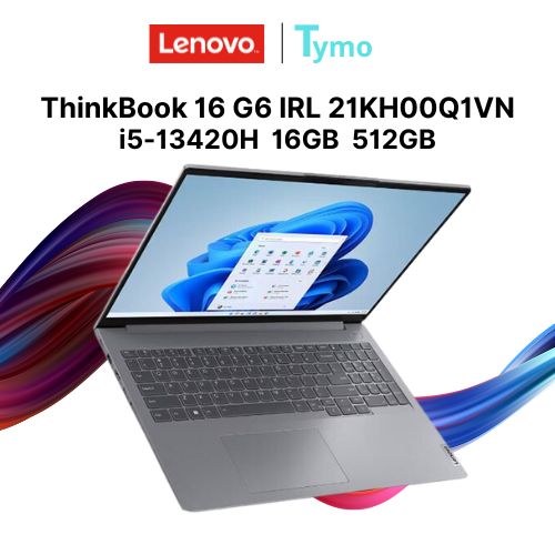 Laptop Lenovo ThinkBook 16 G6 IRL 21KH00Q1VN (Core™ i5-13420H | 16GB | 512GB | Intel® UHD Graphics | 16 inch WUXGA) - Ảnh 2