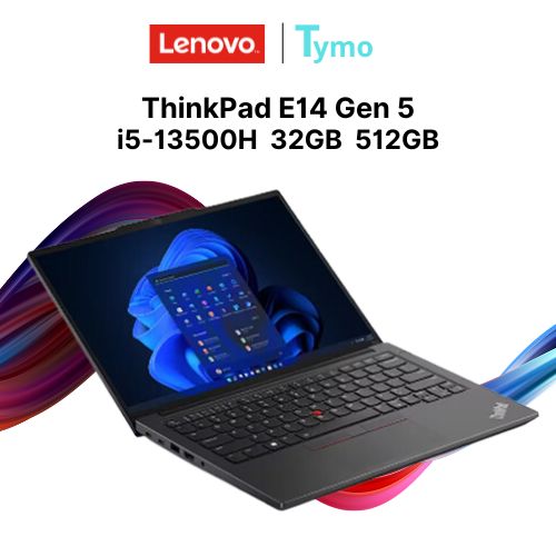 Laptop Lenovo ThinkPad E14 Gen 5 (Core™ i5-13500H | 32GB | 512GB | Intel® Iris® Xe Graphics | 14inch WUXGA) - Ảnh 2
