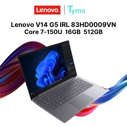 Laptop Lenovo V14 G5 IRL 83HD0009VN (Core™ 7 150U | 16GB | 512GB | Intel® Graphics | 14 inch FHD) - Ảnh 2