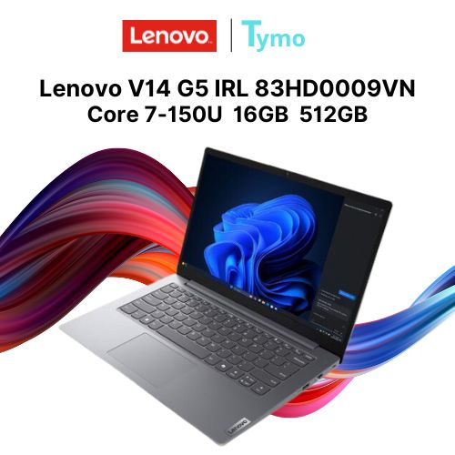 Laptop Lenovo V14 G5 IRL 83HD0009VN (Core™ 7 150U | 16GB | 512GB | Intel® Graphics | 14 inch FHD) - Ảnh 3