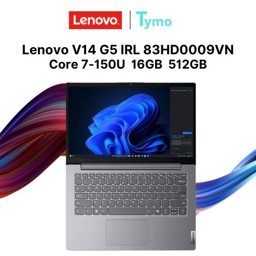 Laptop Lenovo V14 G5 IRL 83HD0009VN (Core™ 7 150U | 16GB | 512GB | Intel® Graphics | 14 inch FHD) - Ảnh 4