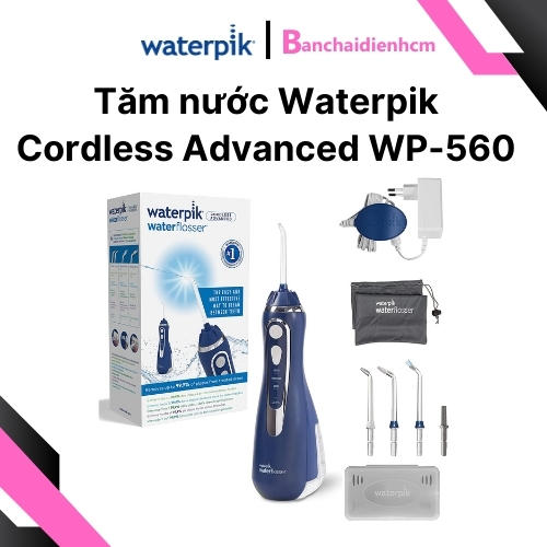 Tăm nước Waterpik Cordless Advanced WP-560 Chính Hãng