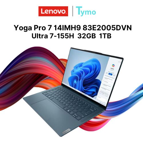 Laptop Lenovo Yoga Pro 7 14IMH9 83E2005DVN (Core™ Ultra 7 155H | 32GB | 1TB | RTX 4050 6GB | 14.5inch 2.8K OLED 120Hz) - Ảnh 3