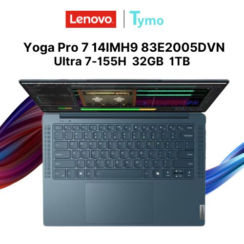Laptop Lenovo Yoga Pro 7 14IMH9 83E2005DVN (Core™ Ultra 7 155H | 32GB | 1TB | RTX 4050 6GB | 14.5inch 2.8K OLED 120Hz) - Ảnh 5