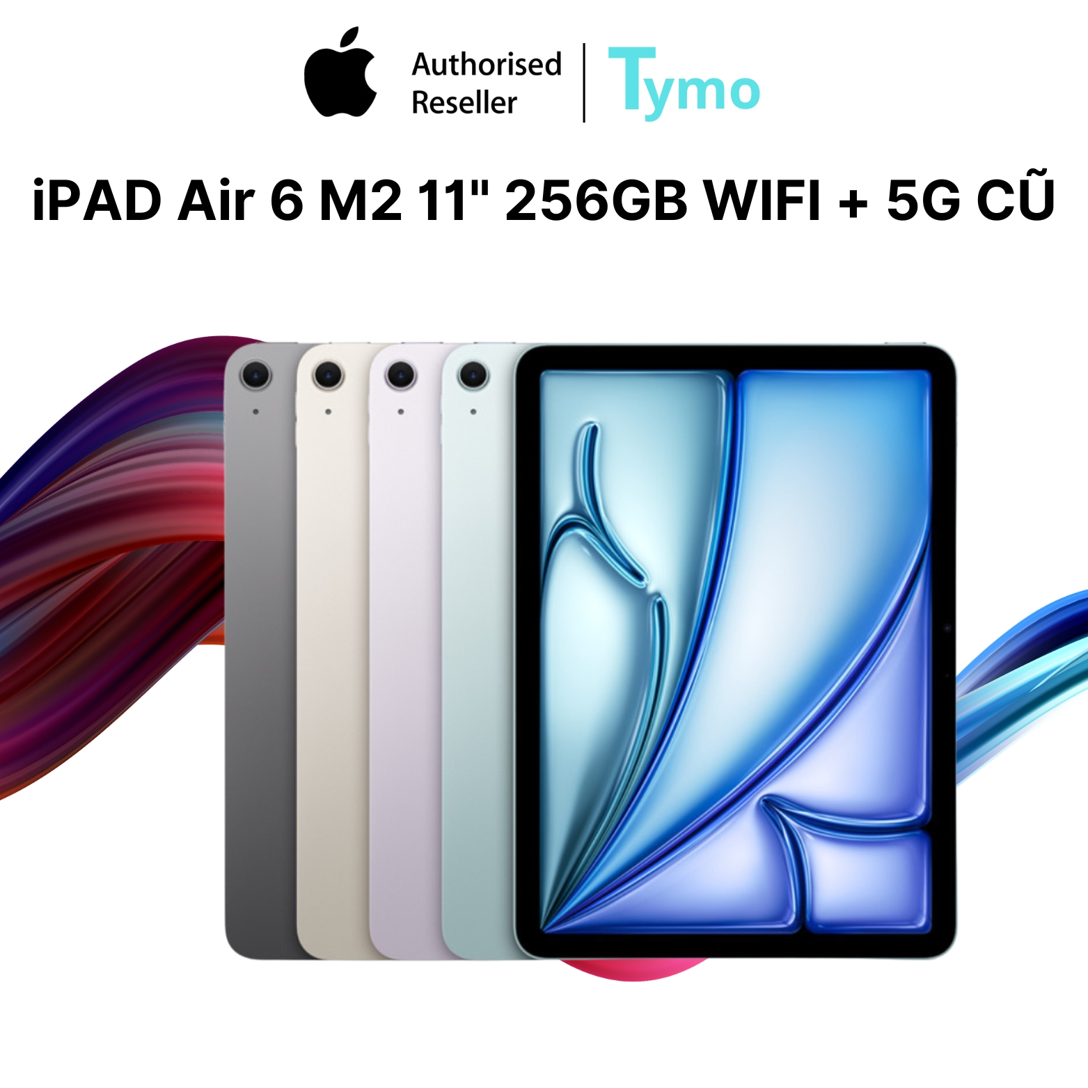 iPad Air 6 M2 11" 256GB Wifi + 5G Cũ Đẹp 99%