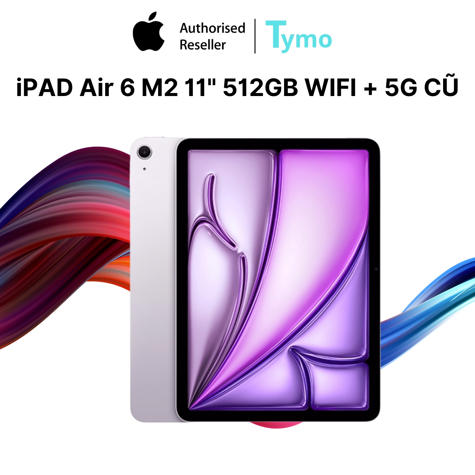 iPad Air 6 M2 11" 512GB Wifi + 5G Cũ Đẹp 99% - Ảnh 3