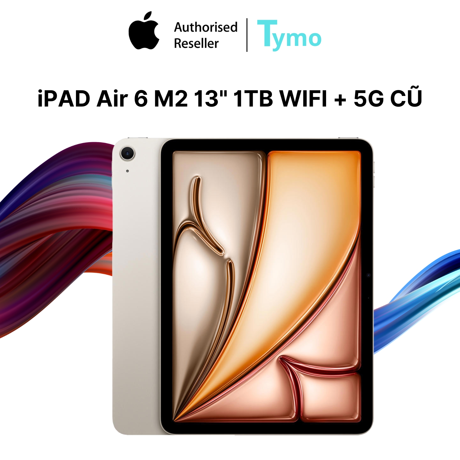 iPad Air 6 M2 13" 1TB Wifi + 5G Cũ Đẹp 99% - Ảnh 2