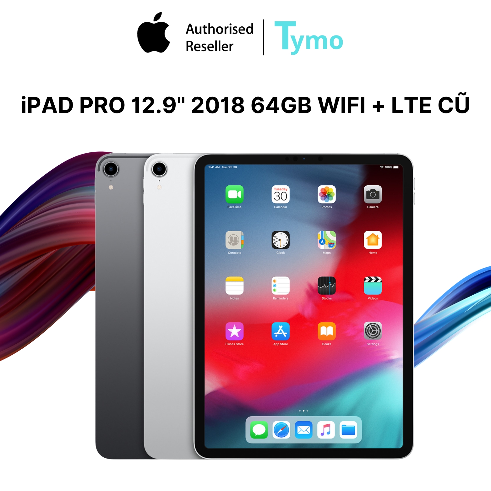iPad Pro 12.9" 2018 64GB Wifi + LTE Cũ Đẹp 99%