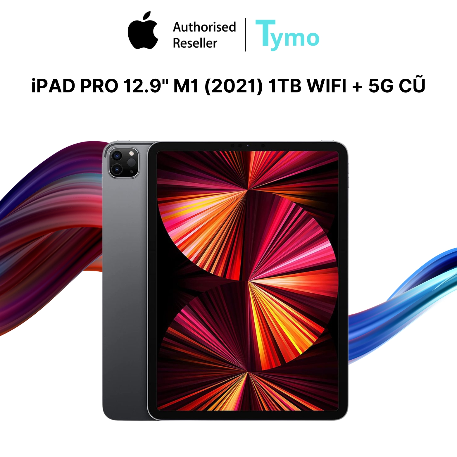 iPad Pro 12.9" M1 (2021) 1TB Wifi + 5G Cũ Đẹp 99% - Ảnh 3