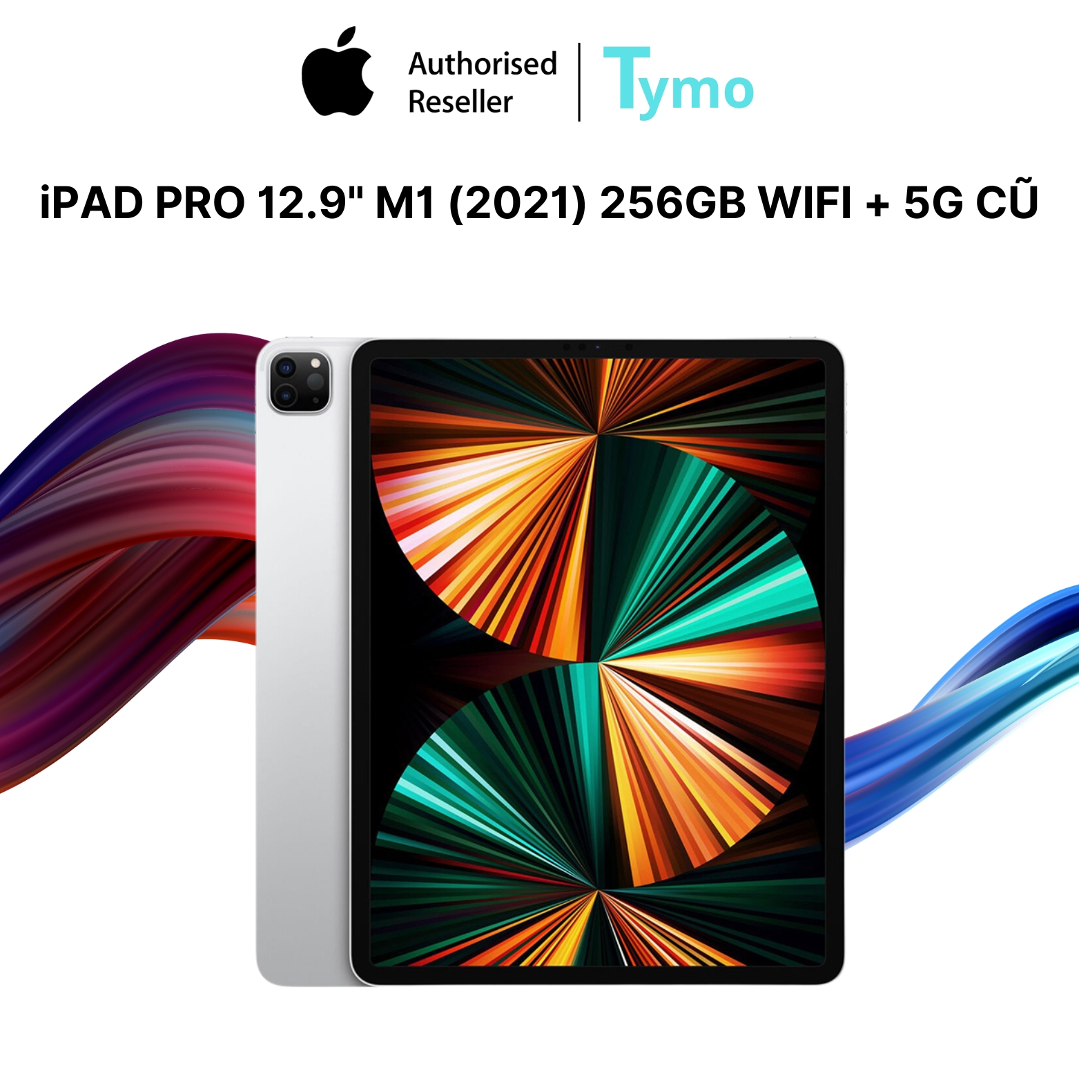 iPad Pro 12.9" M1 (2021) 256GB Wifi + 5G Cũ Đẹp 99% - Ảnh 2